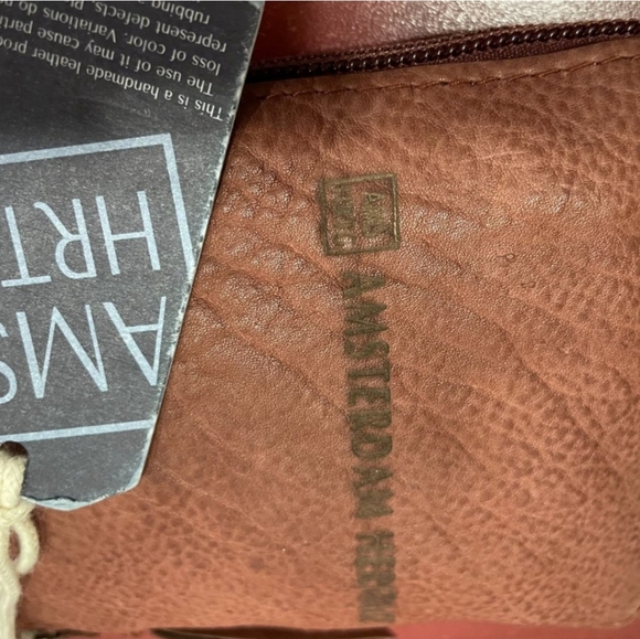 Amsterdam Heritage Leather/Cotton Tote Shopping Bag - Picture 6 of 7